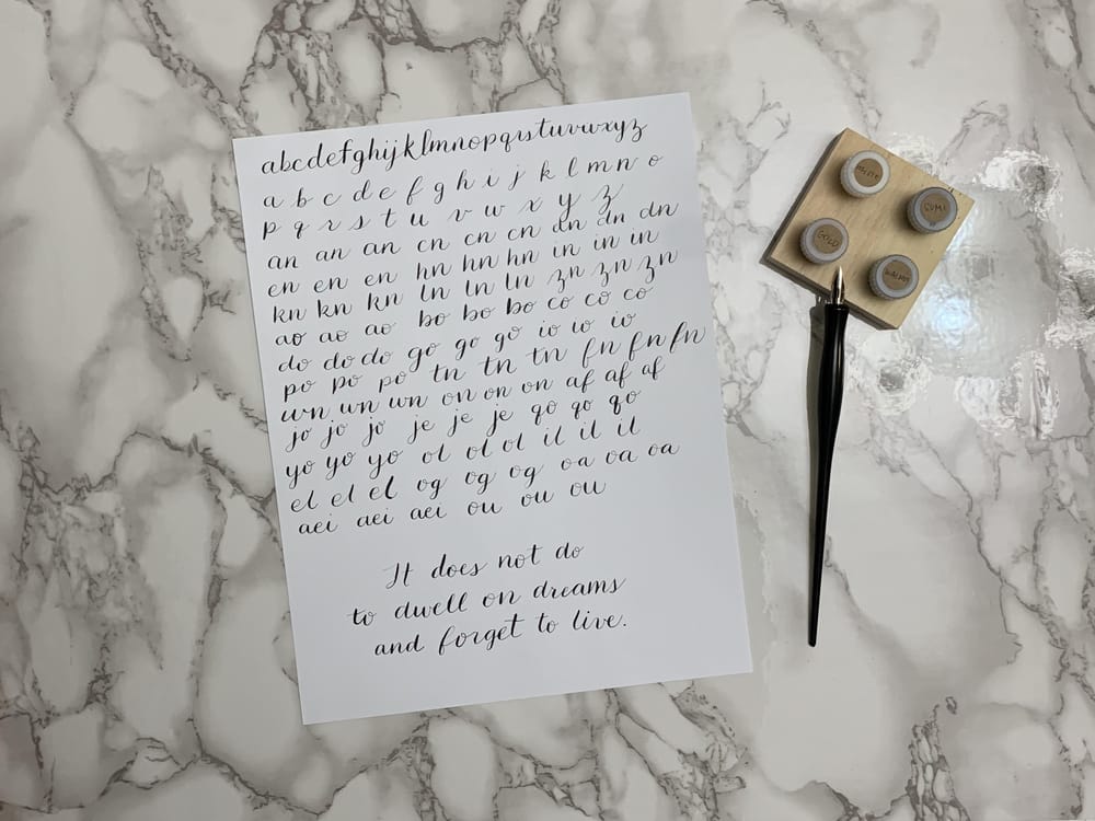Calligraphy Essentials: 10-Day Challenge - image 2 - student project