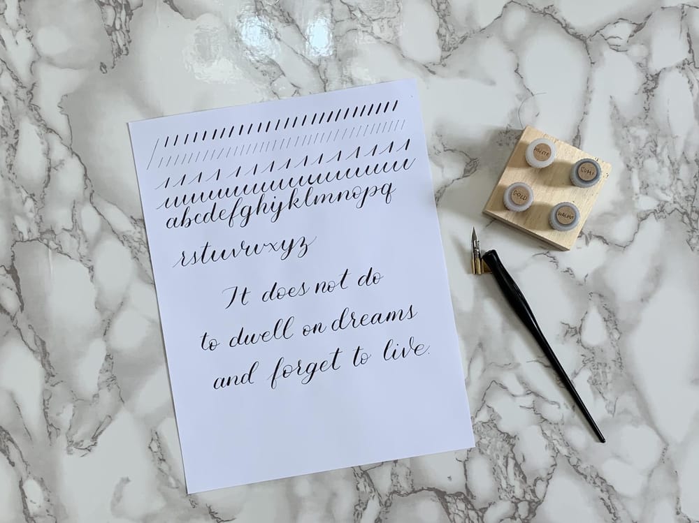 Calligraphy Essentials: 10-Day Challenge - image 3 - student project