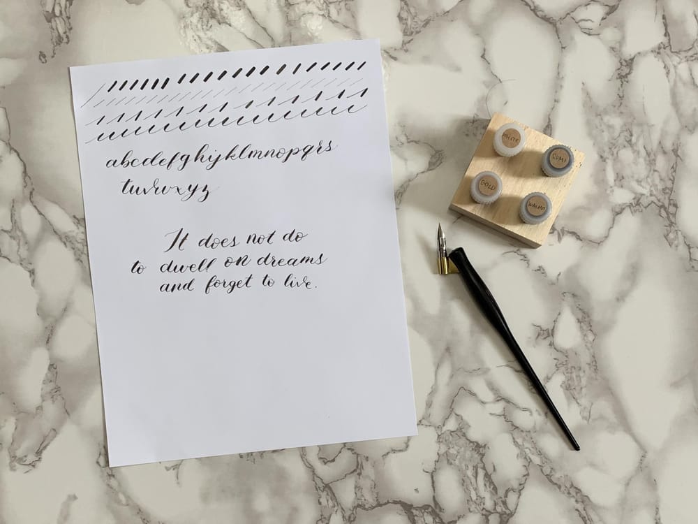 Calligraphy Essentials: 10-Day Challenge - image 4 - student project