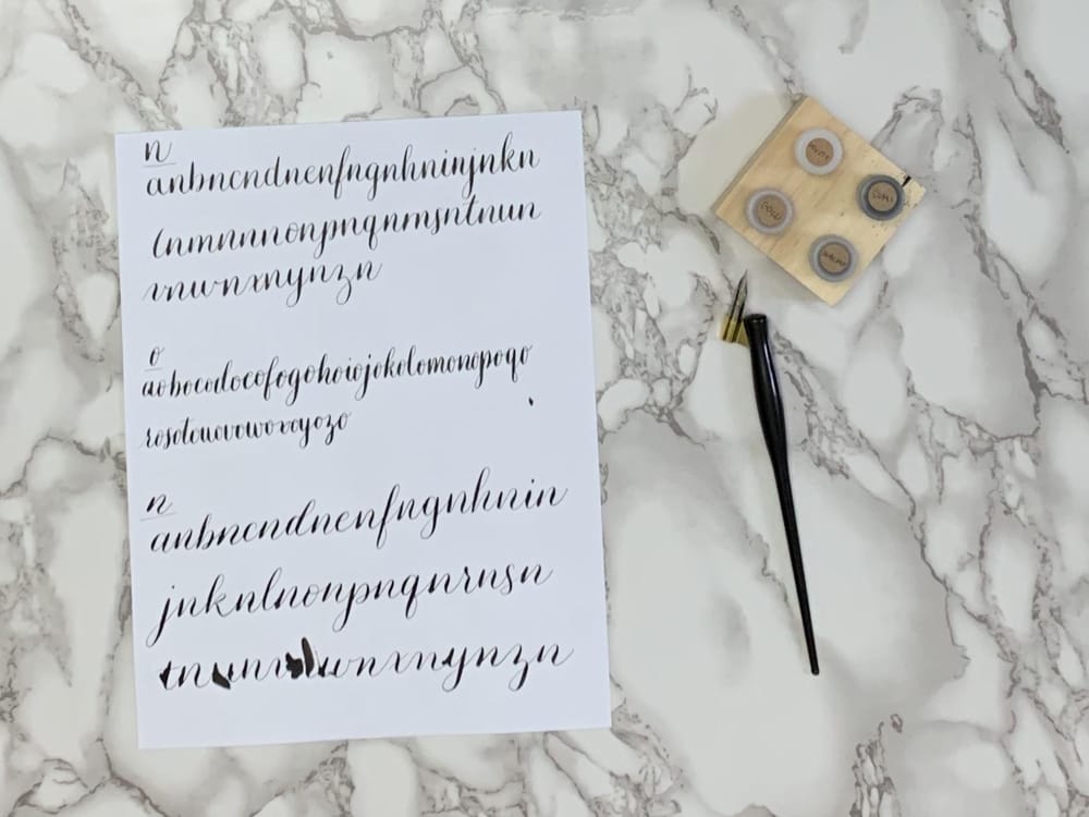 Calligraphy Essentials: 10-Day Challenge - image 10 - student project