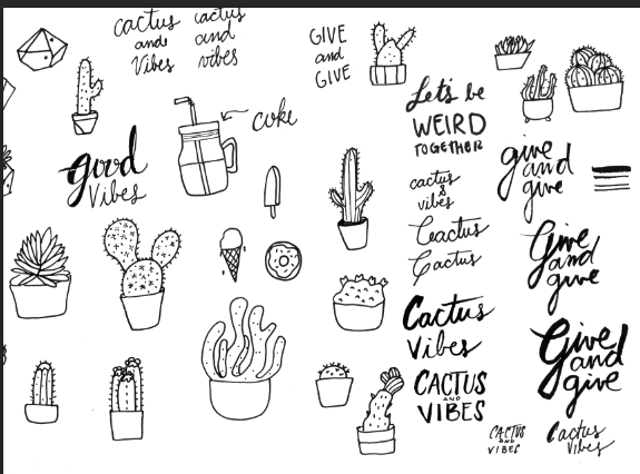 Calendar challenge 2016 (Cactus and Vibes) - image 3 - student project