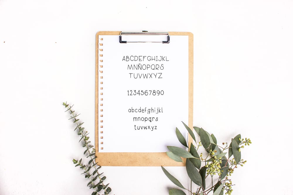 My own font!!! - image 1 - student project