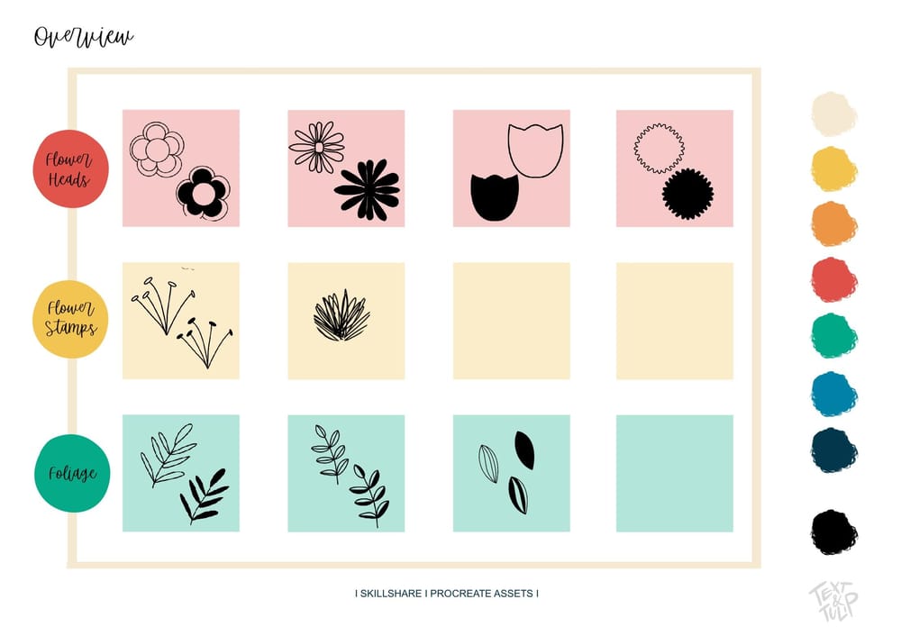 Flower Stamps - image 1 - student project