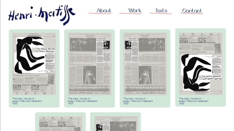 First research + sketch website - image 8 - student project