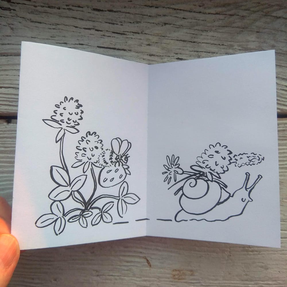 Snail zine - image 5 - student project