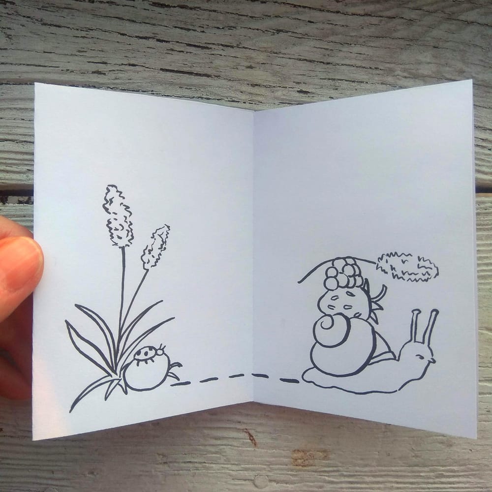 Snail zine - image 3 - student project