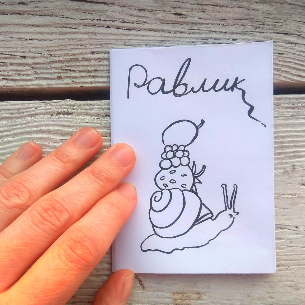 Snail zine - image 2 - student project