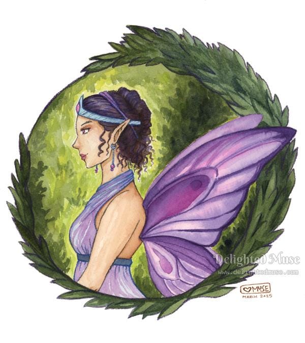 Anime Character Design: Fairy Queen Lucina - image 1 - student project