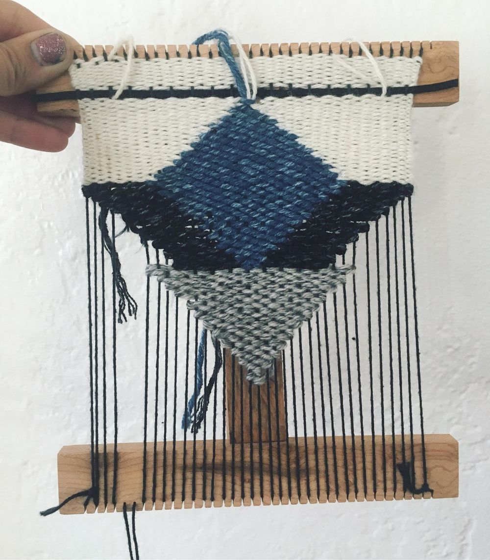 My mudcloth inspired weaving - image 2 - student project