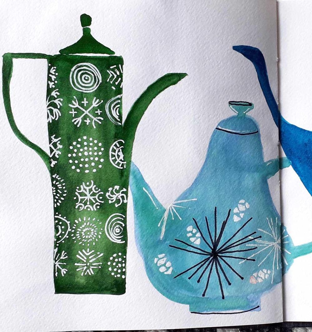 vintage teapots - image 4 - student project