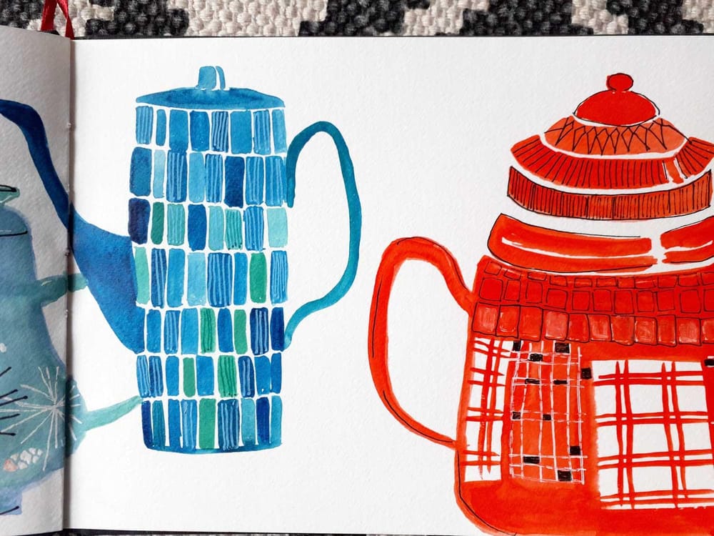 vintage teapots - image 3 - student project