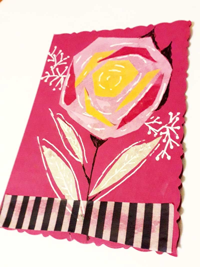 Quick flower card - image 1 - student project
