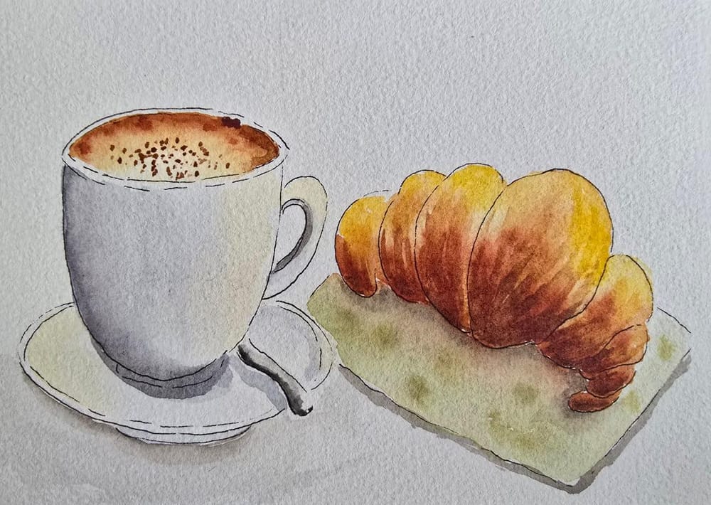 Capuccino and Croissant - image 1 - student project