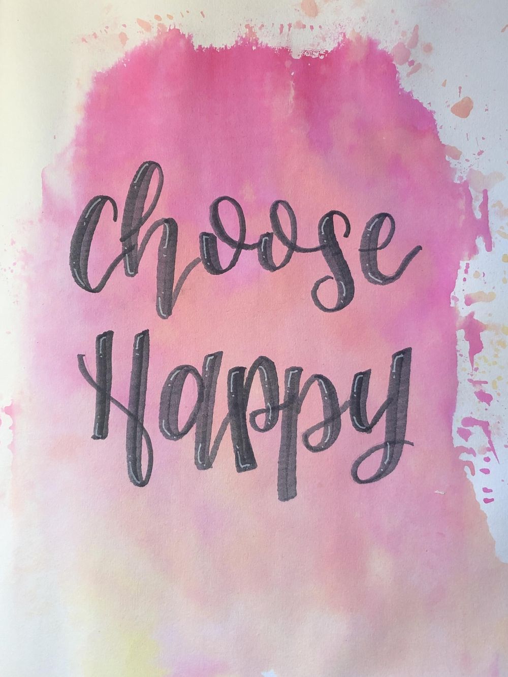 Brush Lettering Class! - image 8 - student project