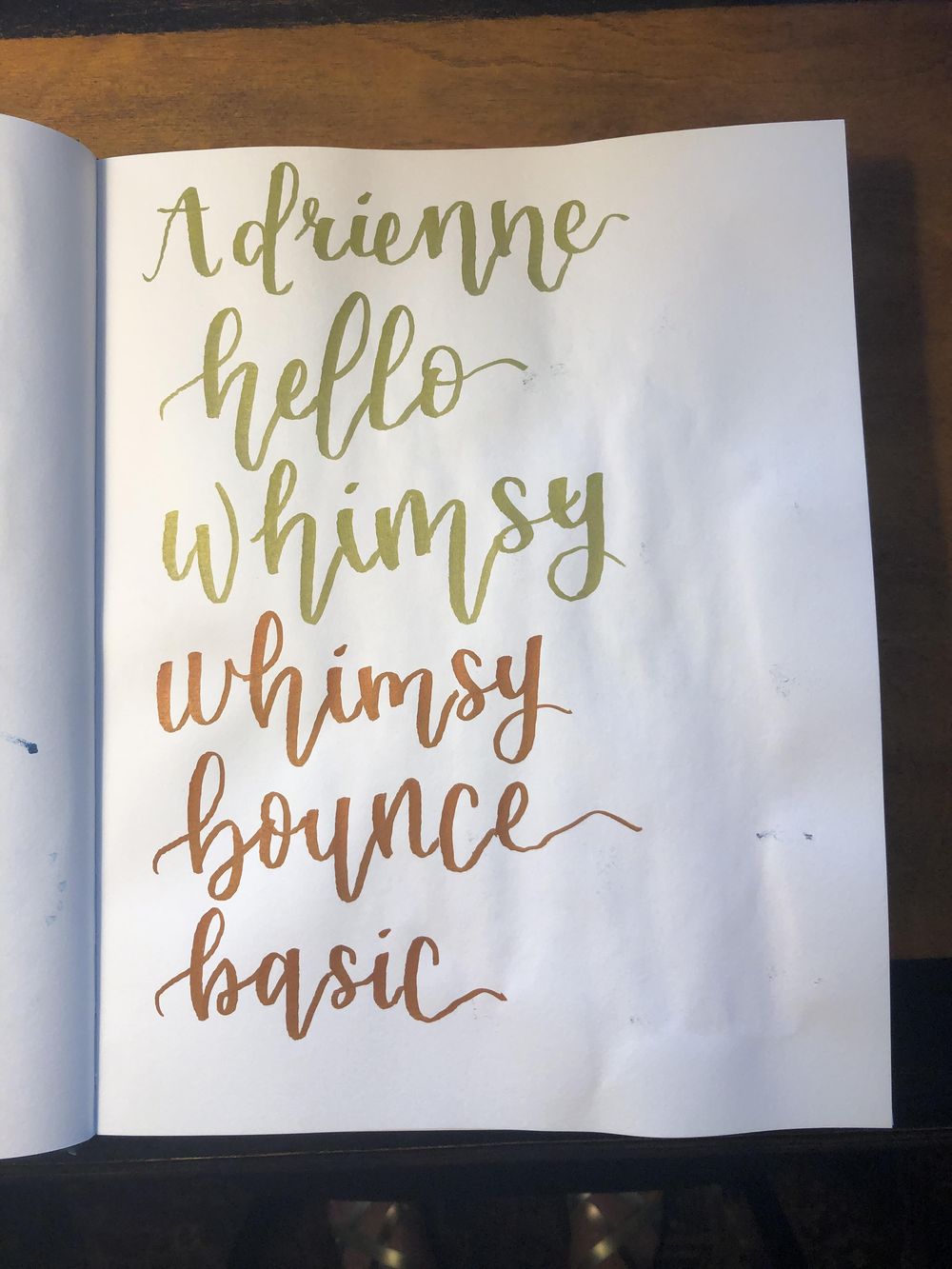Brush Lettering Class! - image 3 - student project
