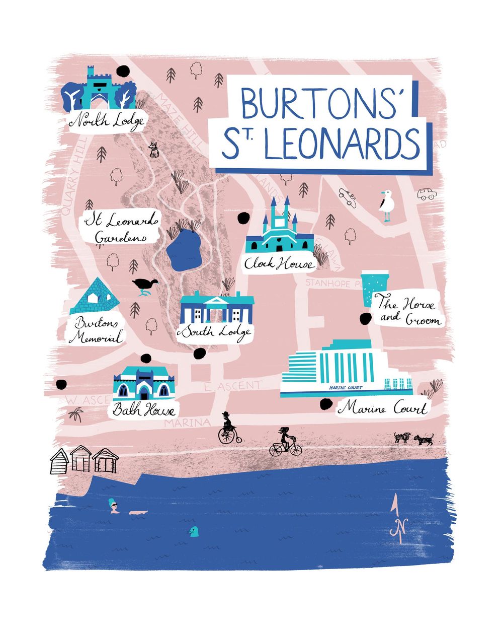 St Leonards Map - image 5 - student project