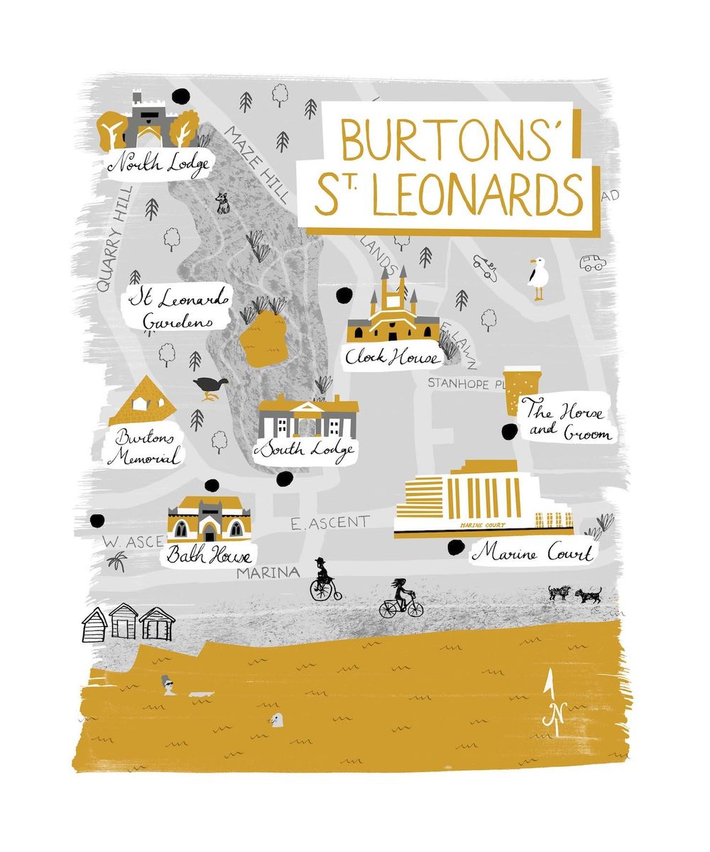 St Leonards Map - image 6 - student project
