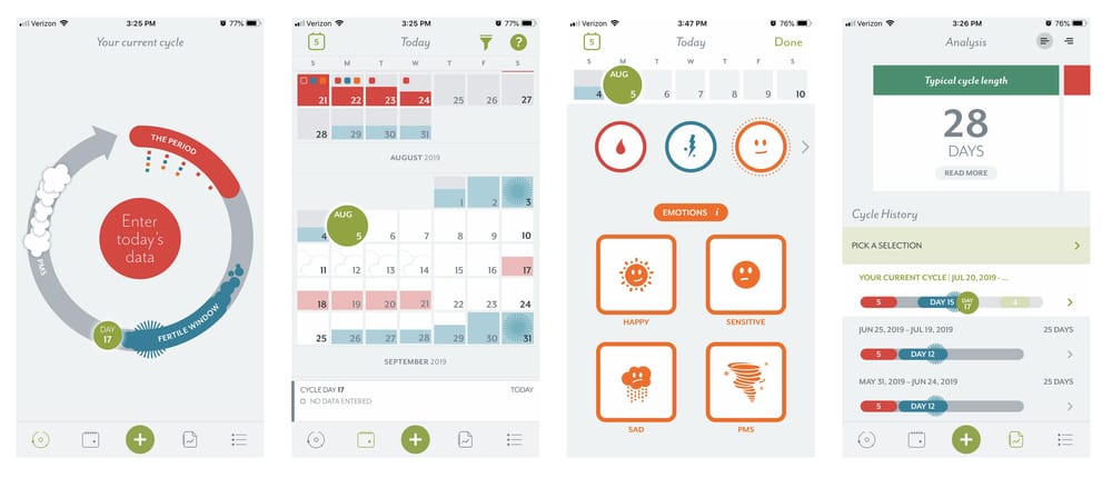 Product Example of Great UX: Clue - image 1 - student project