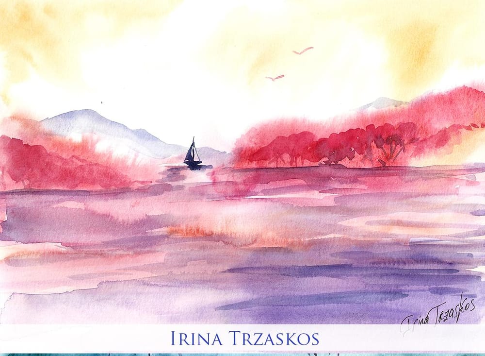 Watercolor Magical Landscape {Sample Project} - image 2 - student project
