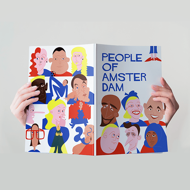 People of Amsterdam - 2nd round drafts and mockup - image 1 - student project