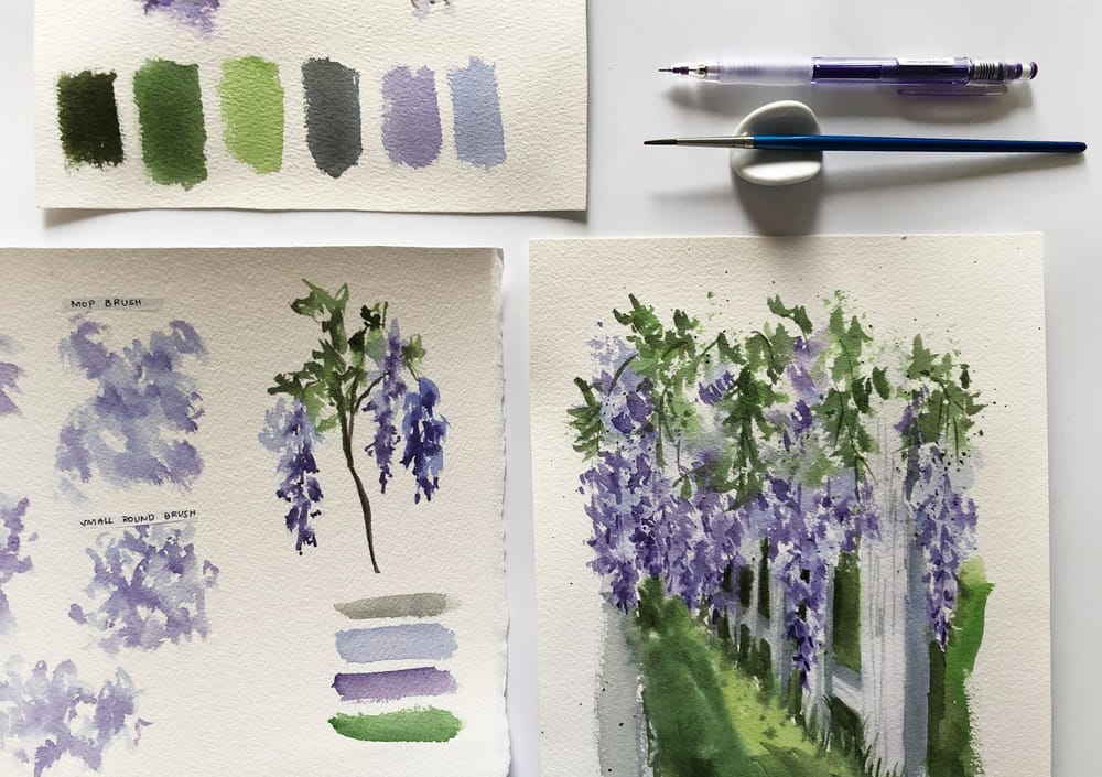 Wisteria by the Fence - image 1 - student project