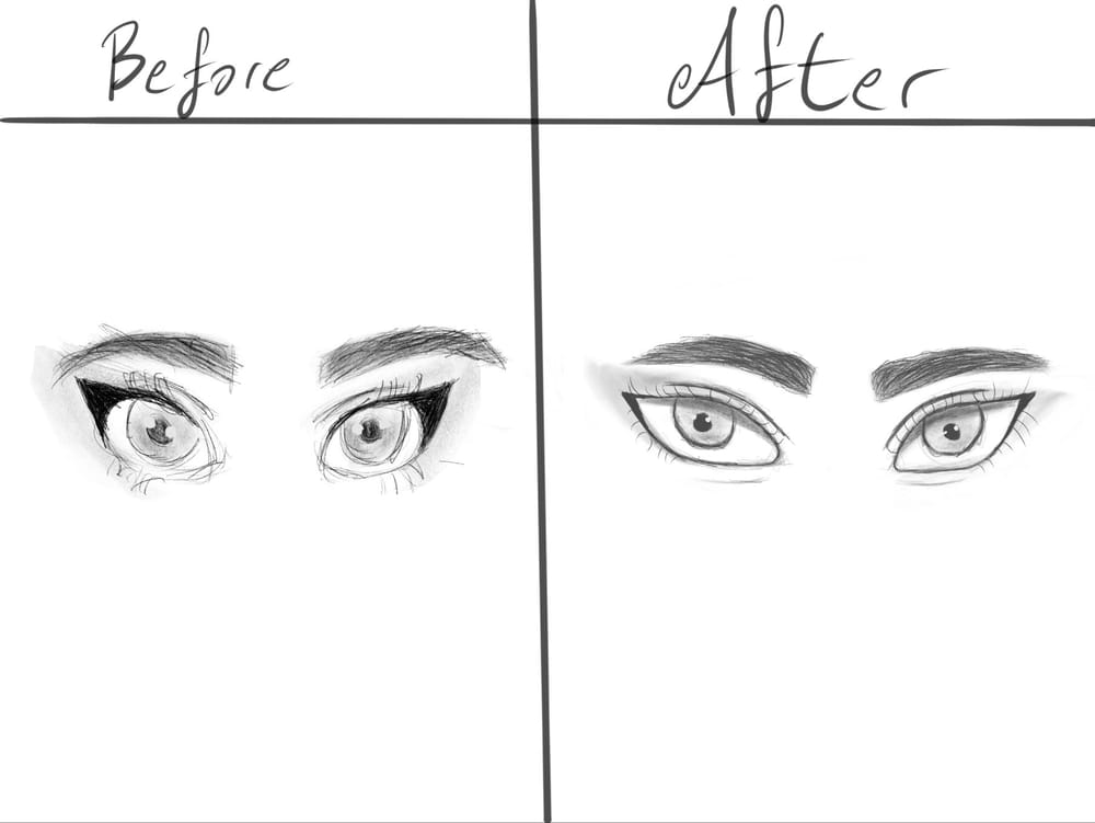 Female Character drawing - image 1 - student project