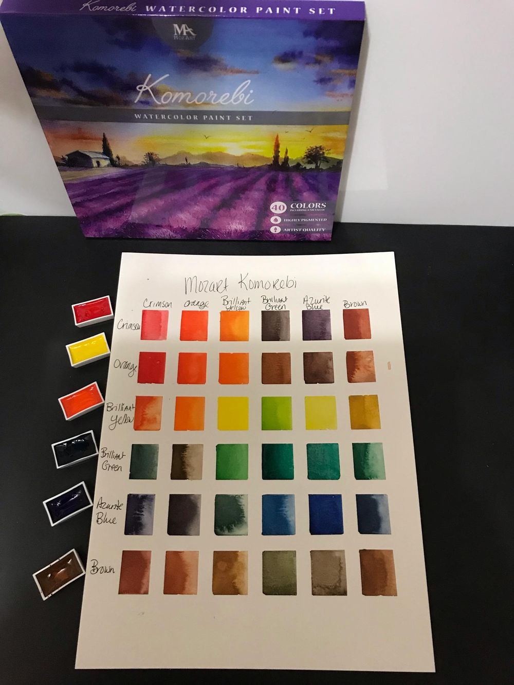 Mozart Komorebi Color Chart - image 3 - student project