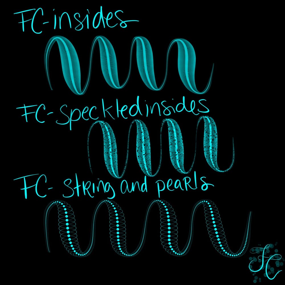 My 3 Procreate brushes - image 2 - student project