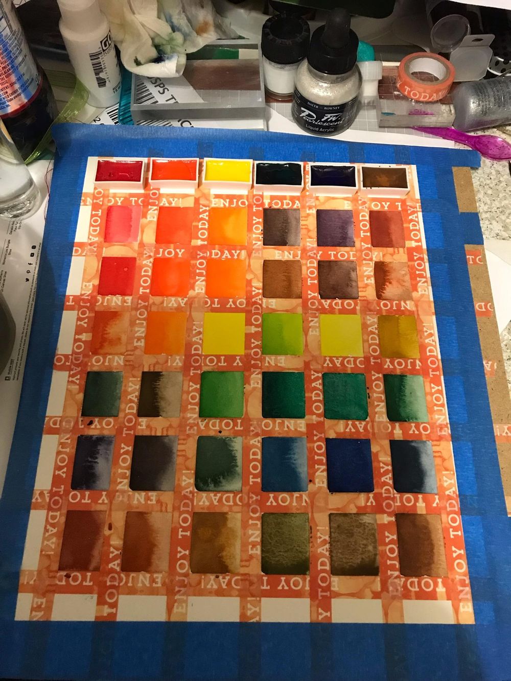 Mozart Komorebi Color Chart - image 2 - student project