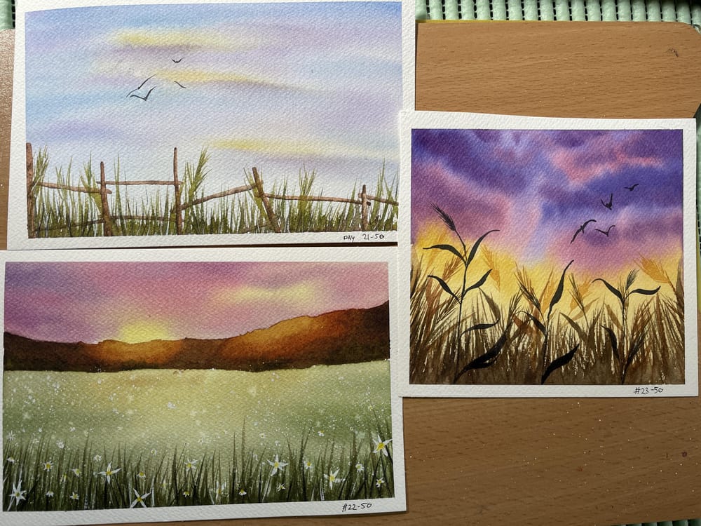 16-50 days of Watercolor - image 1 - student project