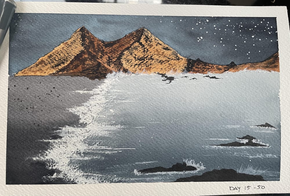 16-50 days of Watercolor - image 7 - student project