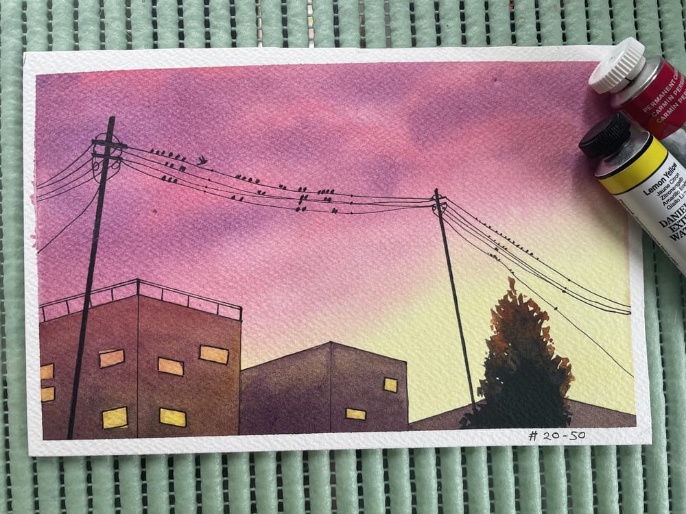 16-50 days of Watercolor - image 2 - student project
