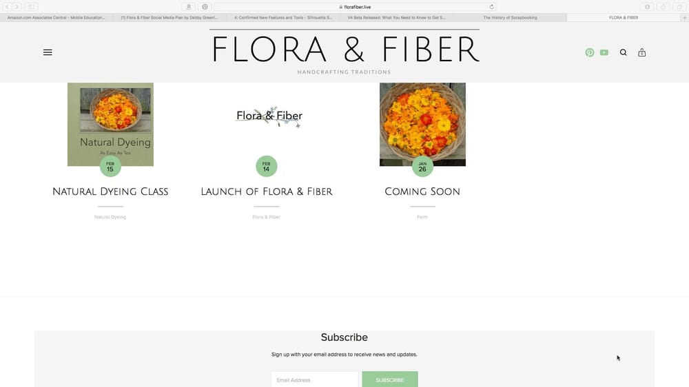 Flora & Fiber Social Media Plan - image 2 - student project
