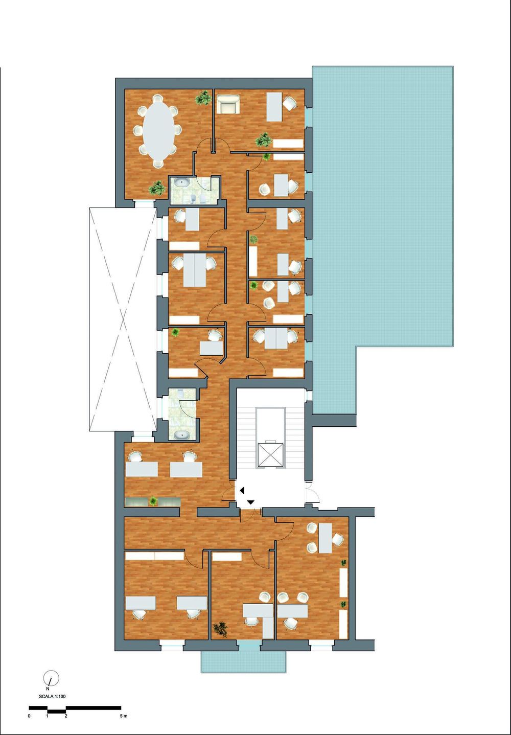 Office - SketchUp demo version - image 2 - student project