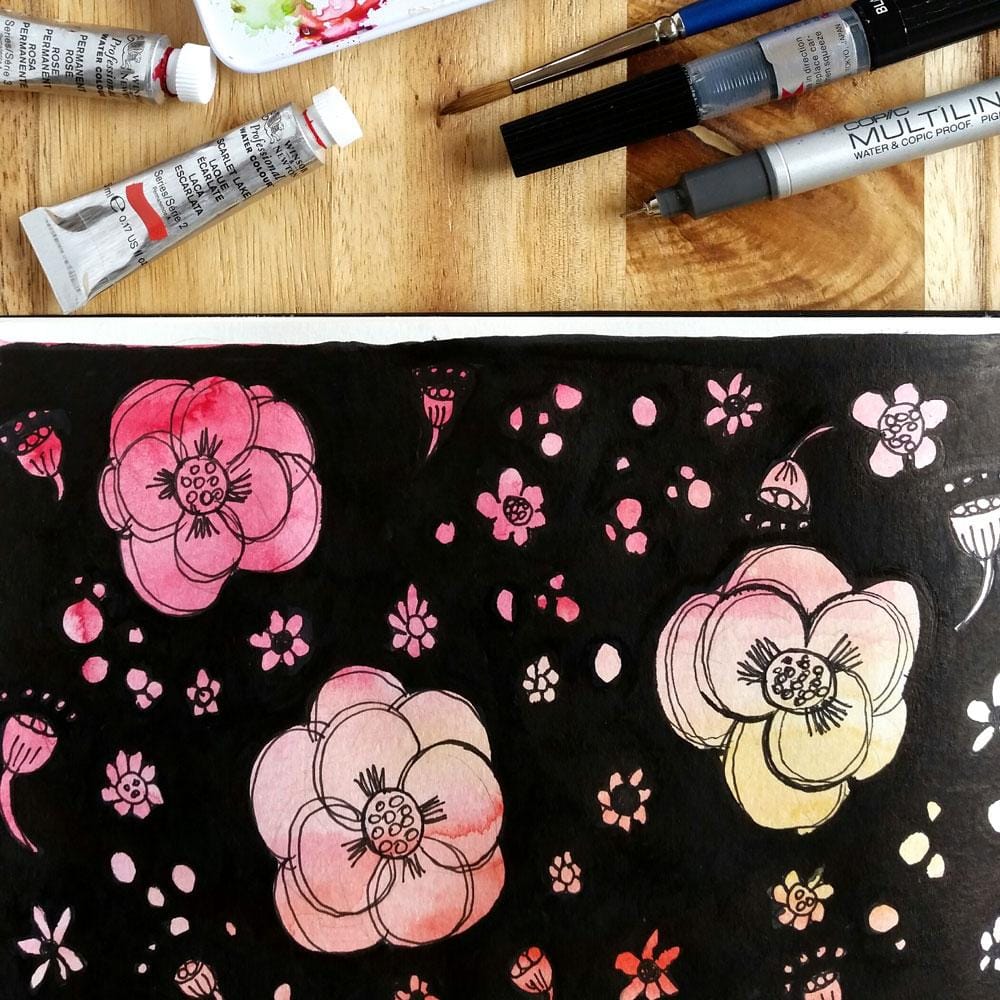 "The Things I Like" Sketchbook Project - image 3 - student project