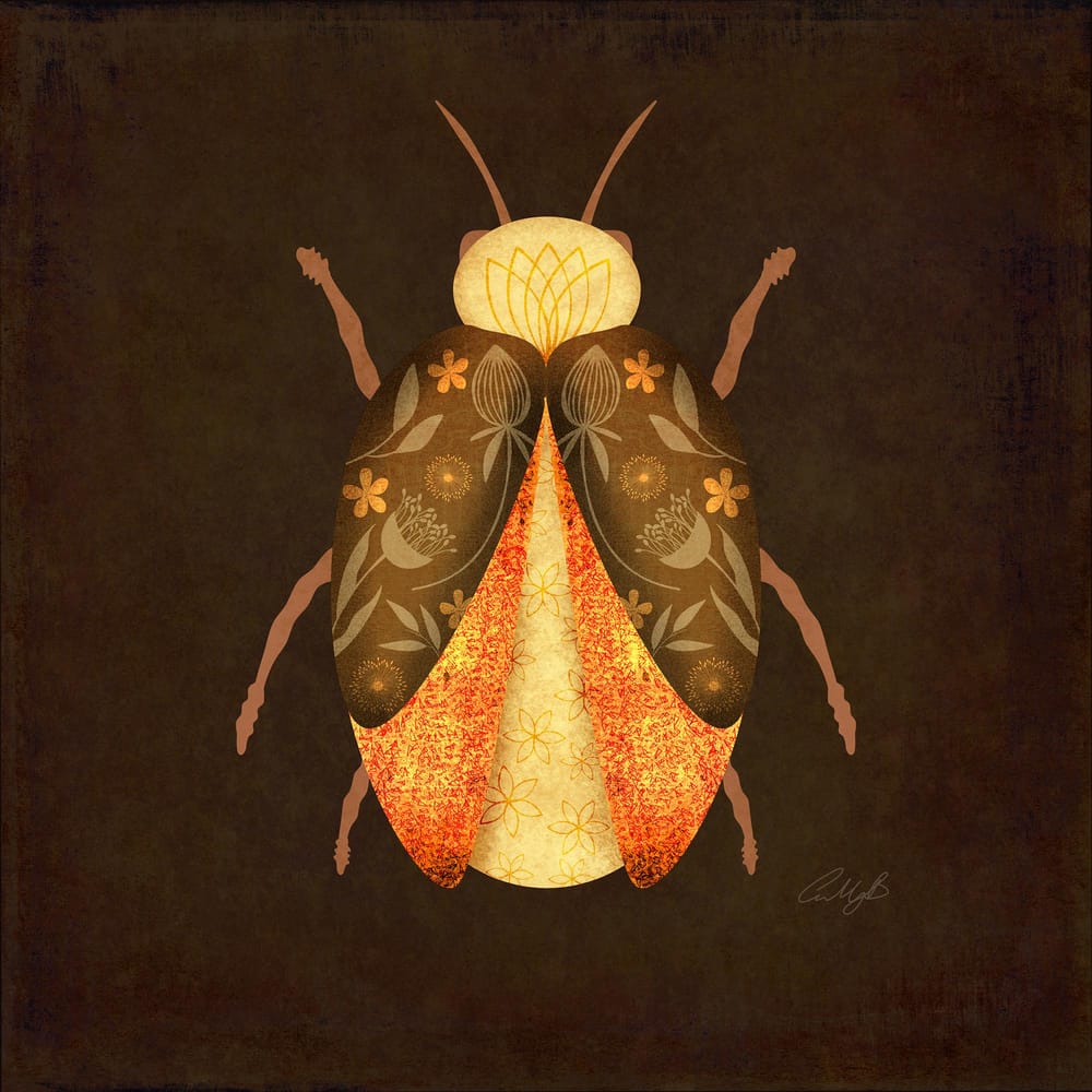 Gill's Folk Art Insects - image 1 - student project
