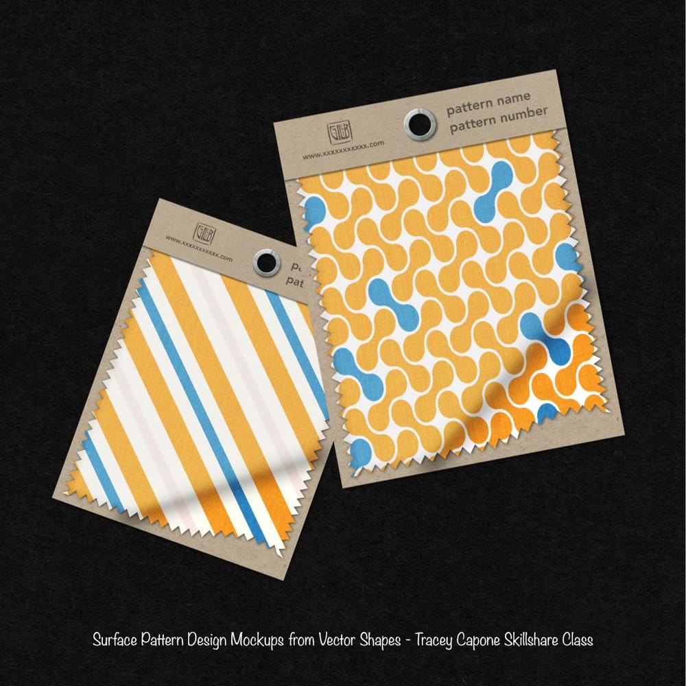Gill's Surface Pattern Mock-Ups - image 2 - student project