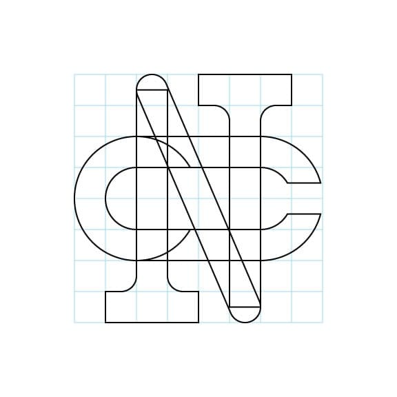 My initials in a monogram - image 2 - student project