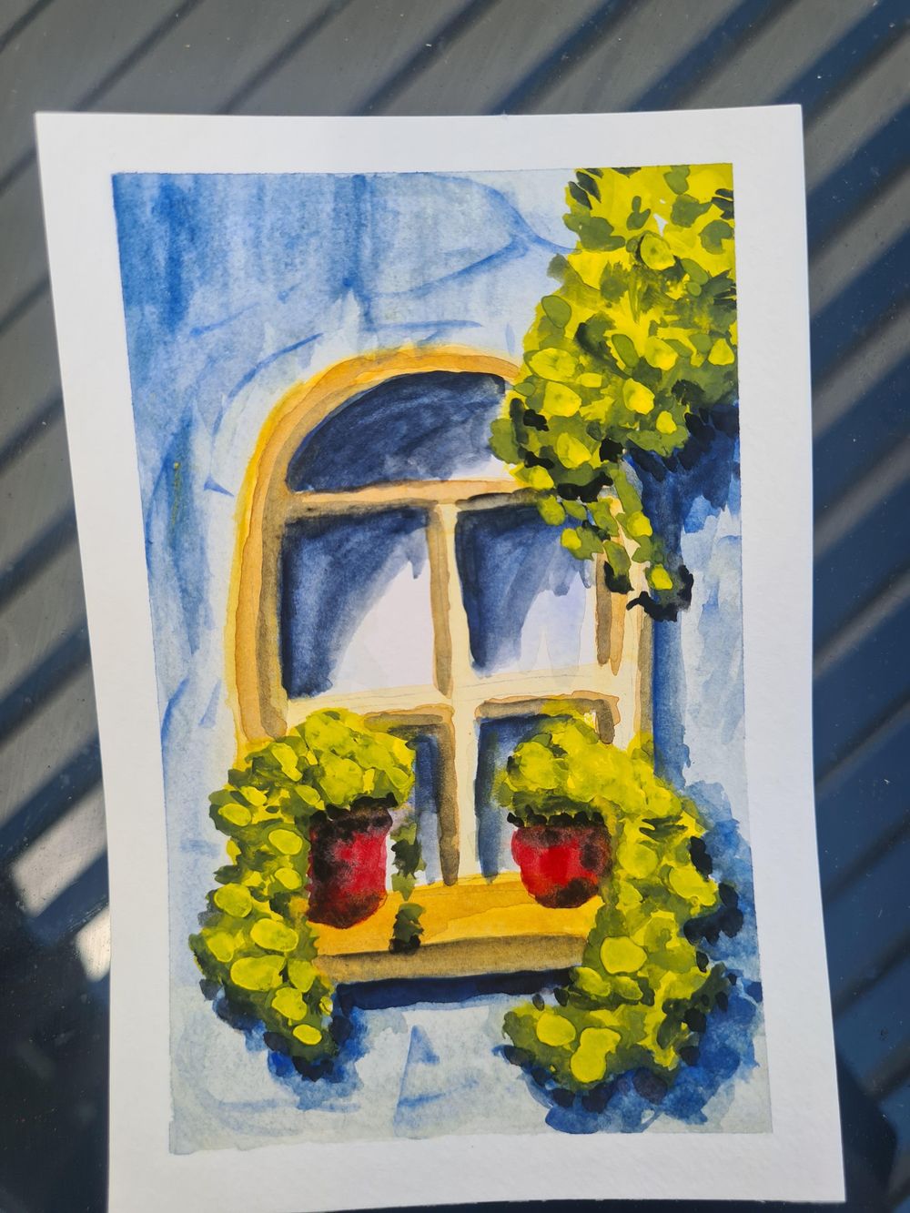 Using gouache with watercolour techniques - image 2 - student project