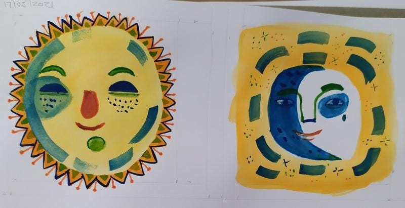 Whimsical sun - image 1 - student project