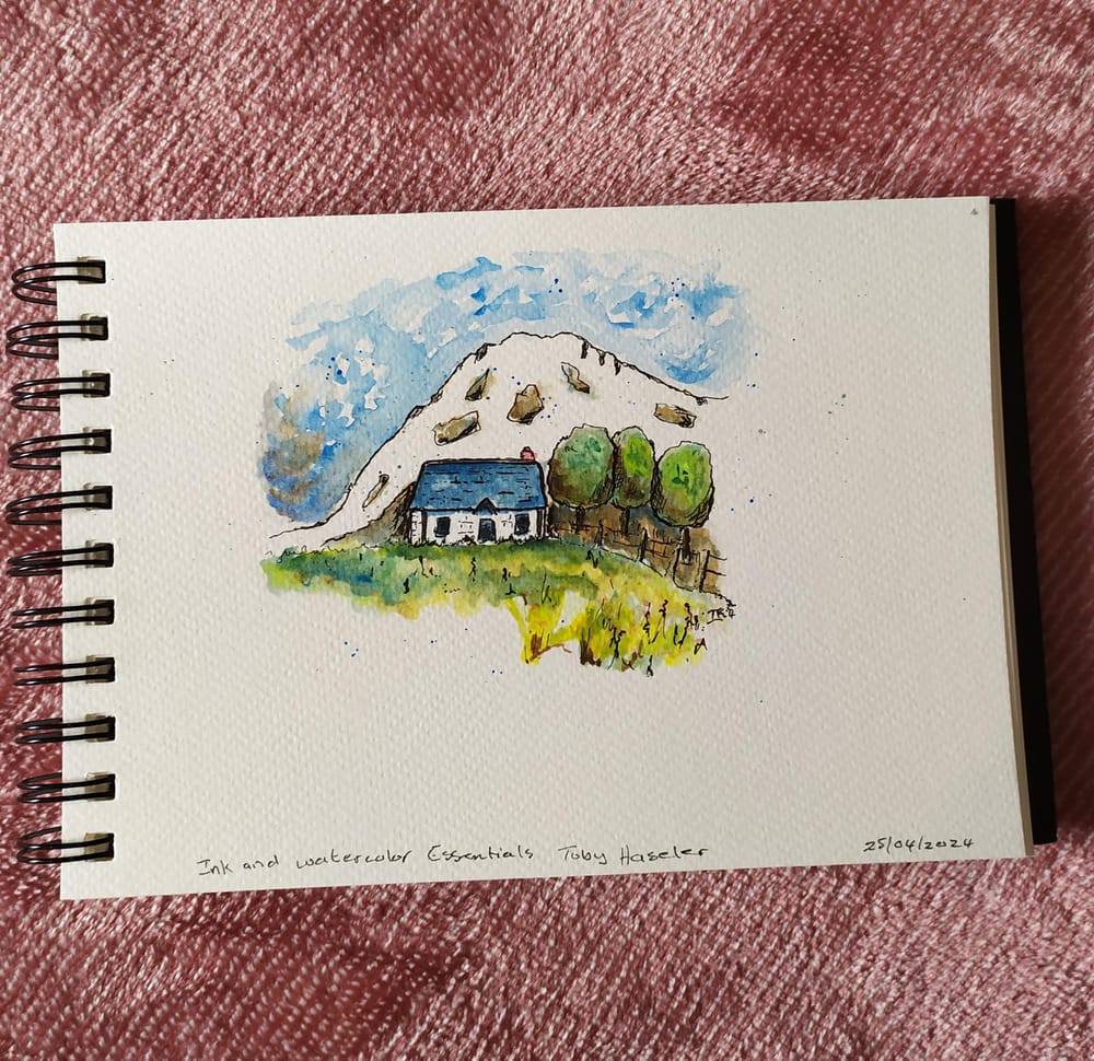 Ink and watercolor - image 1 - student project
