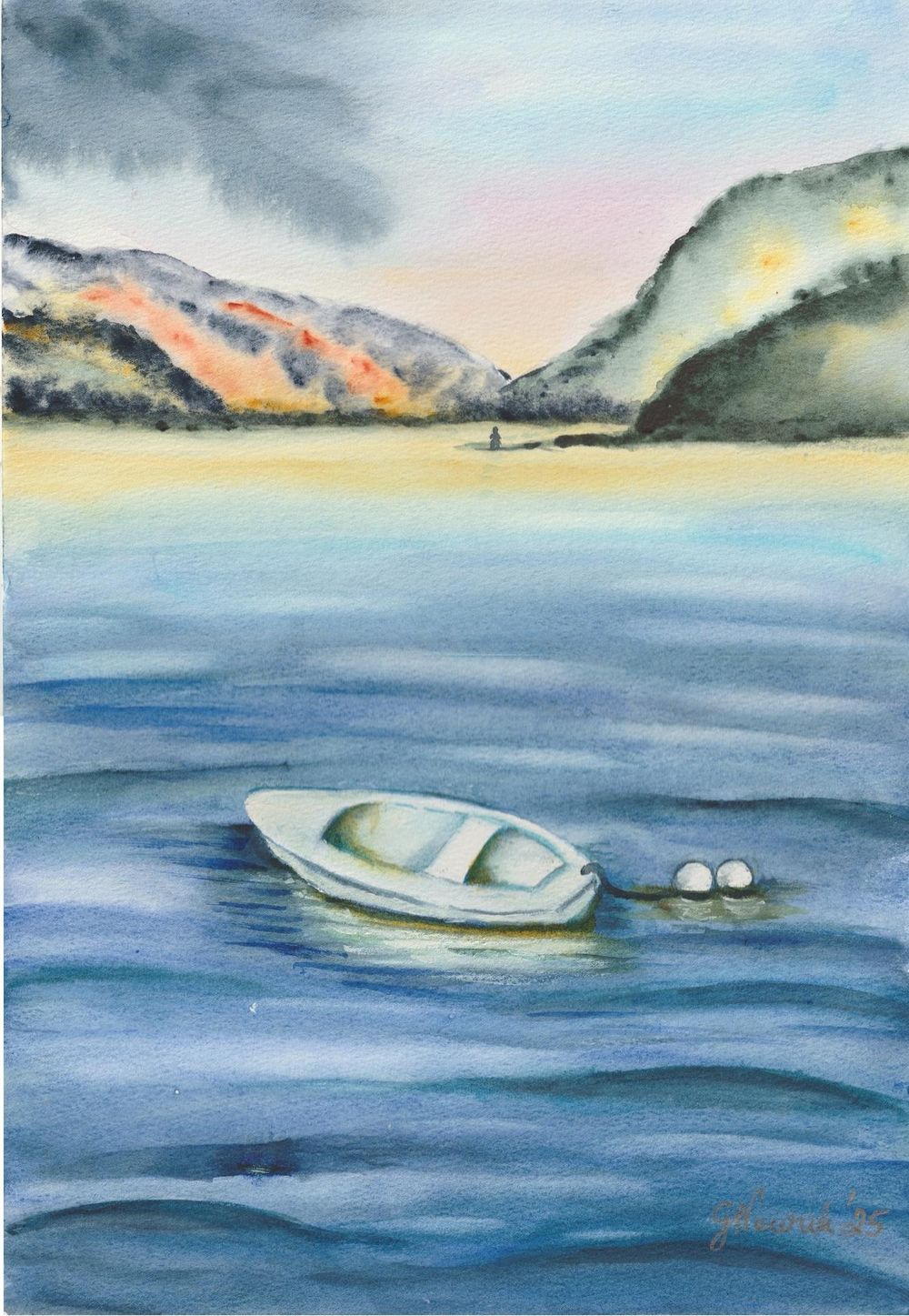 Boat on a Lake - image 1 - student project