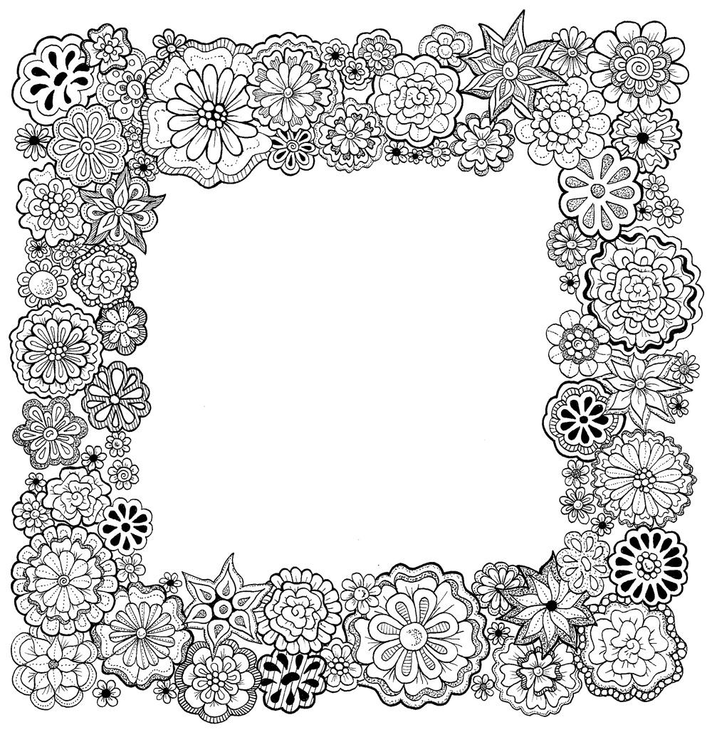 Floral Frame - image 2 - student project