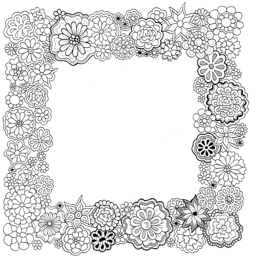 Floral Frame - image 1 - student project
