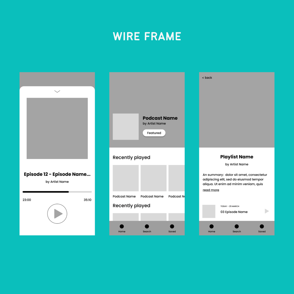 Podcast App - image 2 - student project