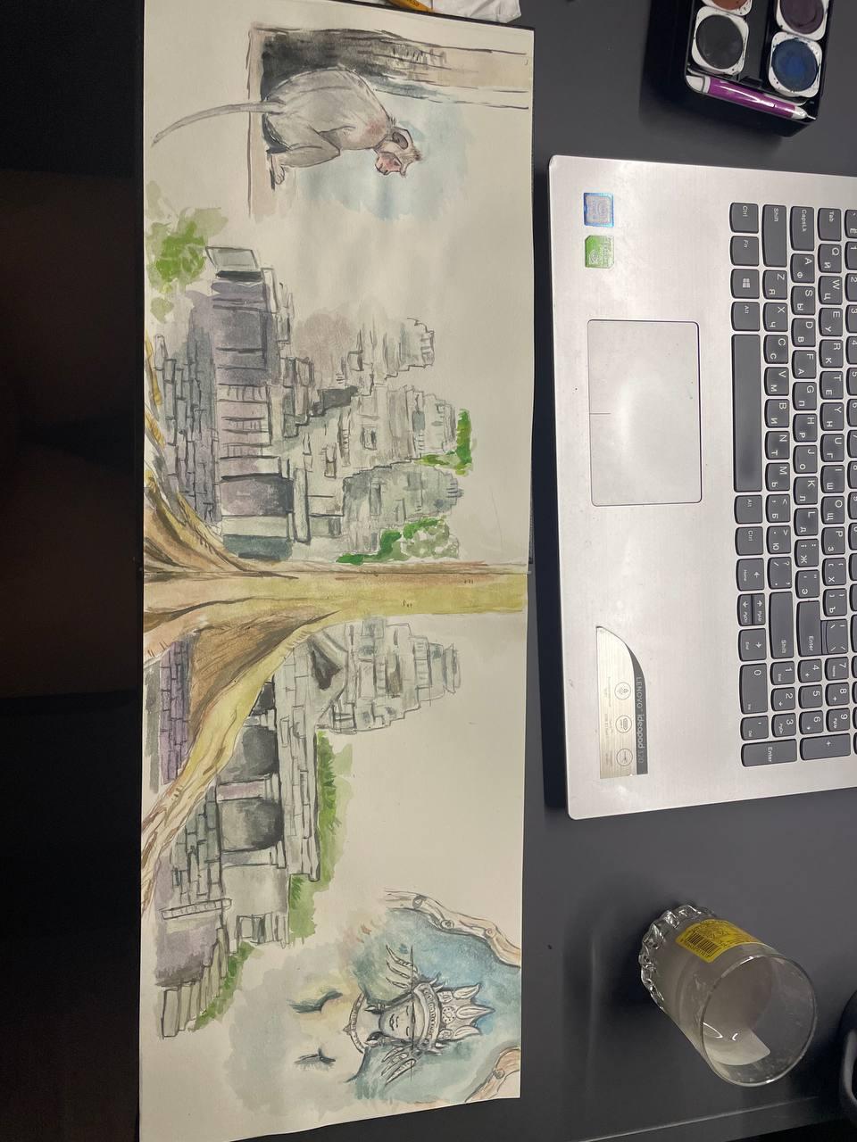 Travel Sketching course - image 1 - student project