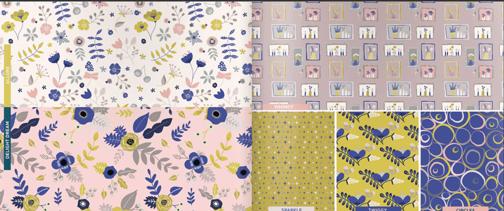 Surface Pattern Design Portfolio by COTTONFLOWER Studio - image 4 - student project