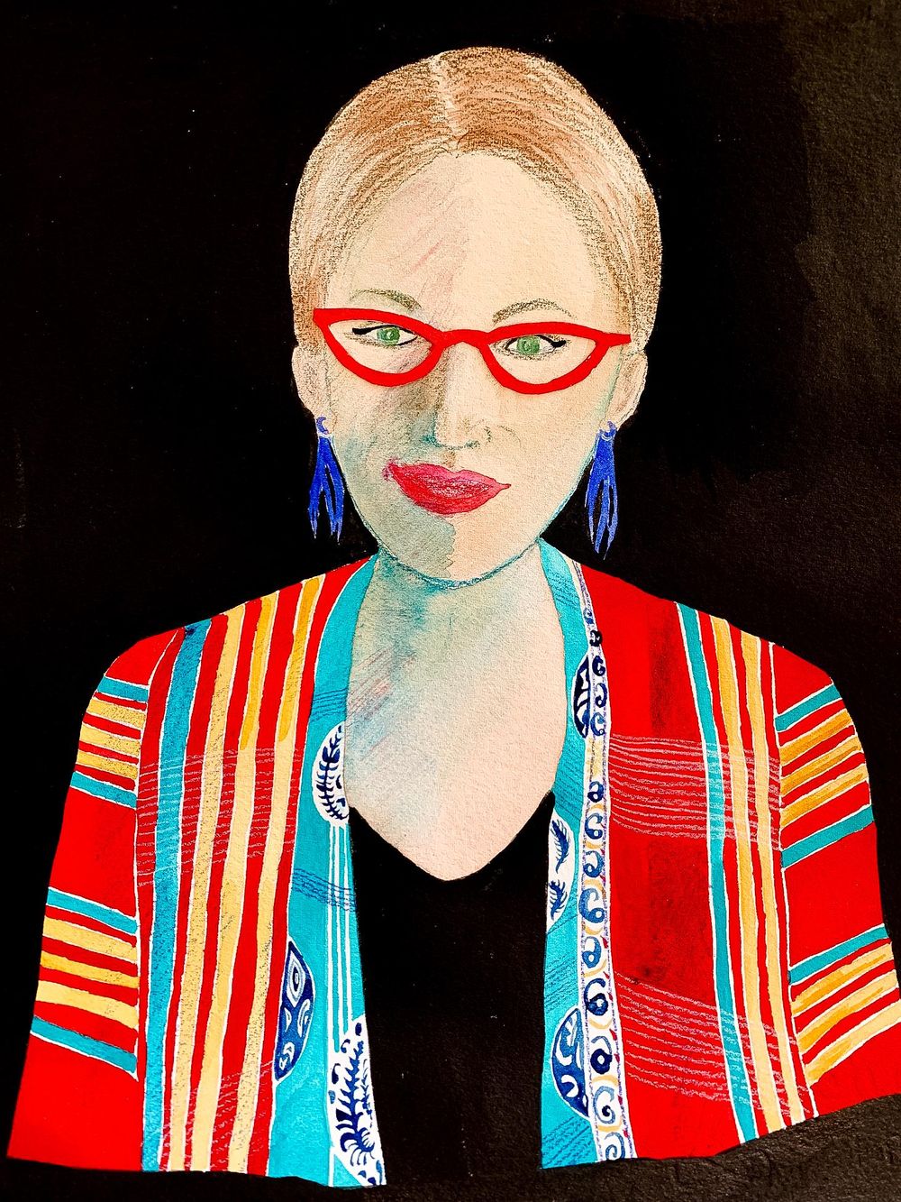 Selfie with glasses I don't own - image 5 - student project
