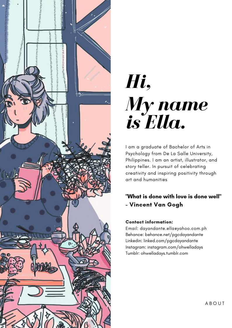 The Art of Ella, a portfolio - image 3 - student project