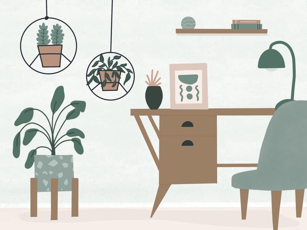 My plant-filled dream workspace - image 1 - student project